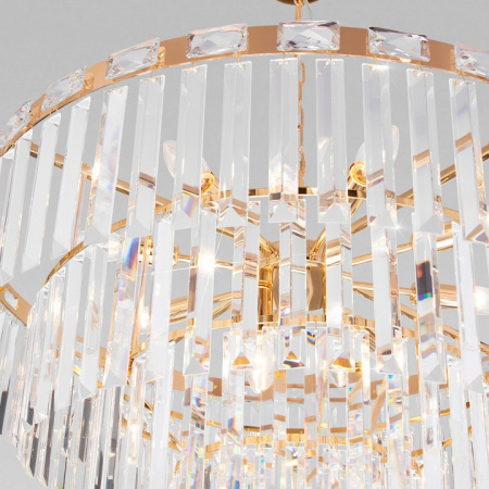 Подвесная люстра 10130/10 золото Eurosvet Elegante