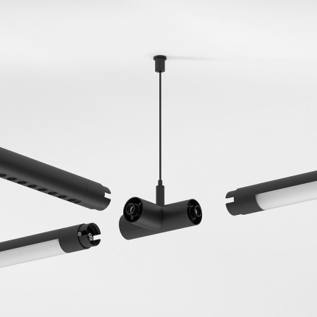 Module System Набор для подвеса Т-образный с питанием (черный) 85189/00 Elektrostandard Module System a066186