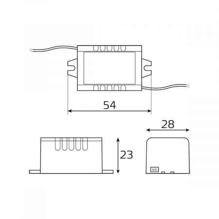 Блок питания Gauss 5W 12V IP67 BT520