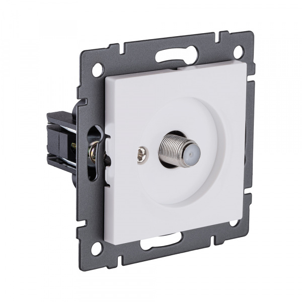 Розетка спутниковая SAT, белый матовый Kollinger REA-020WM для Aspekt, Eleganz, Reflex