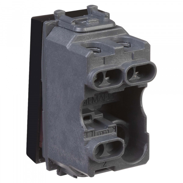 DKC Avanti Черный квадрат Кнопка 1 модуль