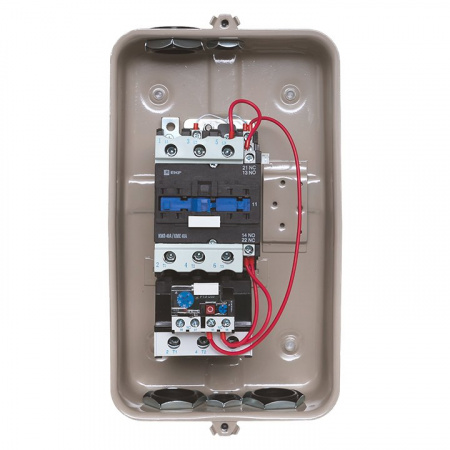 EKF PROxima Пускатель в корпусе IP65 КМЭ 40А 230В с РТЭ и индикатором
