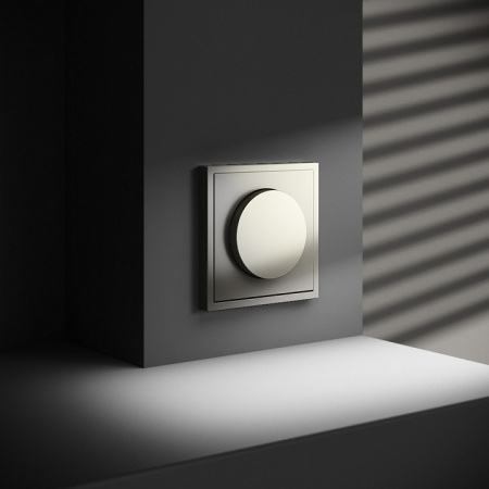 Светорегулятор встраиваемый VOLTUM S70 поворотно-нажимной 600 Вт, (шелк) Светорегулятор встраиваемый VOLTUM S70 поворотно-нажимной 600 Вт, (шелк)