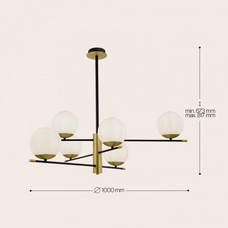 Подвесной светильник MOD048PL-06G Maytoni Nostalgia