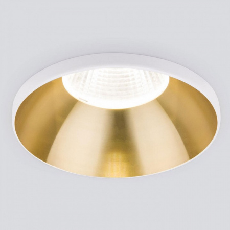 Встраиваемый точечный светодиодный светильник 25026/LED 7W 4200K SB бронза Elektrostandard Nuta a056783