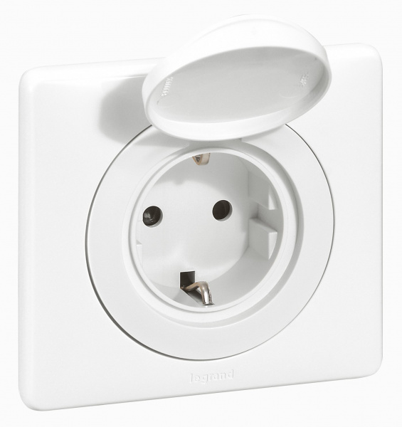 Legrand Celiane Бел Рамка 1 пост IP 44