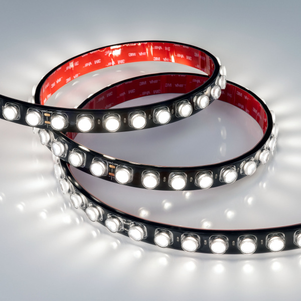 Arlight Лента герметичная FLT-PS-A42-BLACK-23mm 24V White6000 (21 W/m, IP67, 30deg, 5m) (-)