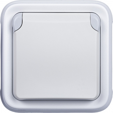 Legrand Plexo Белый Рамка 1-ая с суппортом, для внутреннего монтажа IP55