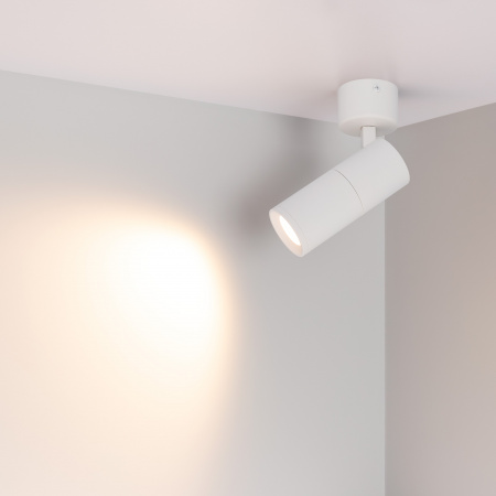 Arlight Светильник SP-ARTEMIS-SURFACE-FLAP-R55-12W Warm3000 (WH, 8-80 deg, 230V) (IP20 Металл, 5 лет)