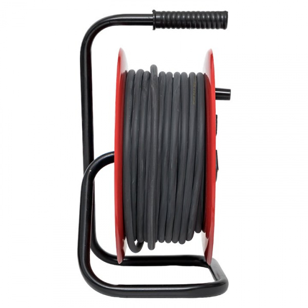 EKF PROxima Удлинитель на катушке "Гефест 2.0" 4 гнезда 30м с заземлением и предохранителем КГ 3*2,5 16А/3,5кВт IP44