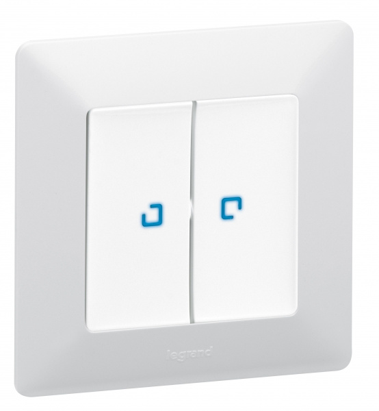 Legrand Valena LIFE Бел Клавиша 2-ая с подсветкой/индикацией