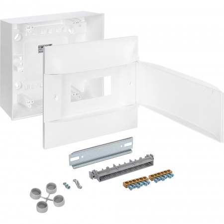 Legrand Practibox S Пластиковый щиток Навесной 1X8 Белая дверь