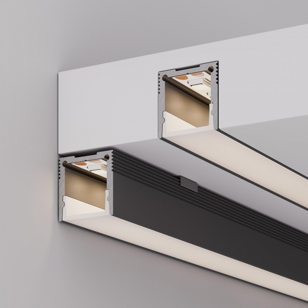 Arlight Профиль SL-SLIM20-H20-2000 BLACK (Алюминий)