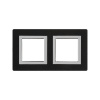 DKC Avanti Черный Алюминий Рамка 4 модуля