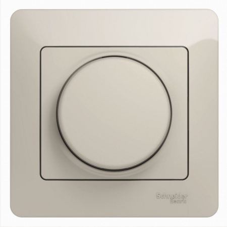 Systeme Electric Glossa Молочный Светорегулятор (диммер) 300Вт (в сборе)