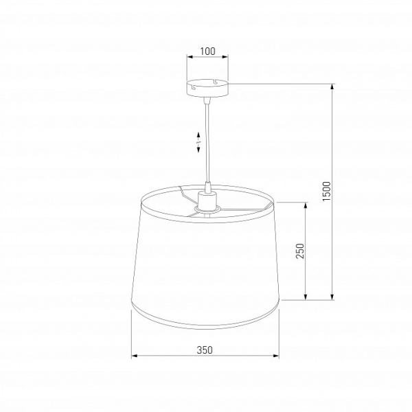 Подвесной светильник 70076/3 белый Eurosvet Snowy