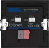 Donel Многофункциональный термостат KNX, 55 мм, серый, DTPBGR040023