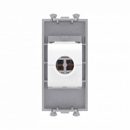 DKC Avanti Компьютерная розетка RJ-45 без шторки модульная, кат.6, Закаленная сталь, 1 модуль