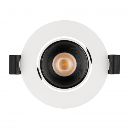 Светильник MS-FORECAST-BUILT-TURN-R82-8W Warm3000 (WH-BK, 32 deg, 230V) (Arlight, IP20 Металл, 5 лет)