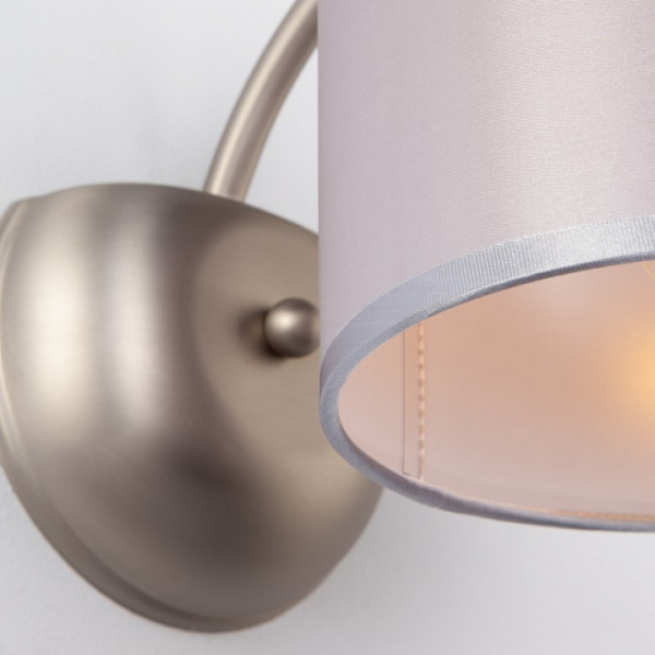 Бра с абажуром 60080/1 сатин-никель Eurosvet Adagio