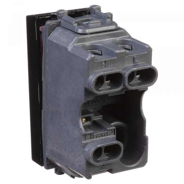 DKC Avanti Черный квадрат Переключатель 16A 1 модуль