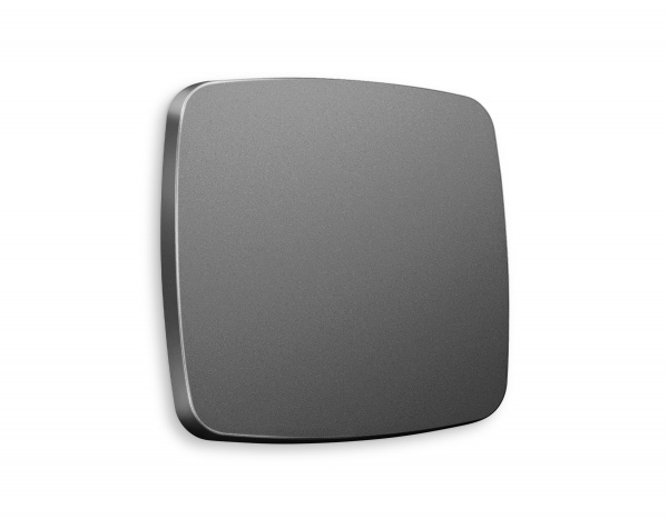 Лицевая панель OMEGA (Антрацит серый) для 1-клавишных выключателей QUANT OP6510