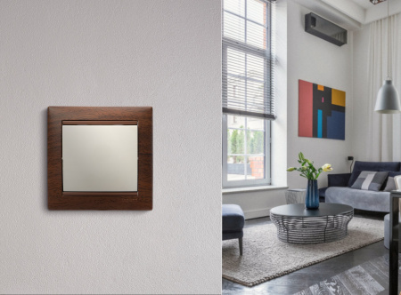 Legrand Valena Крем Выключатель 1-клавишный