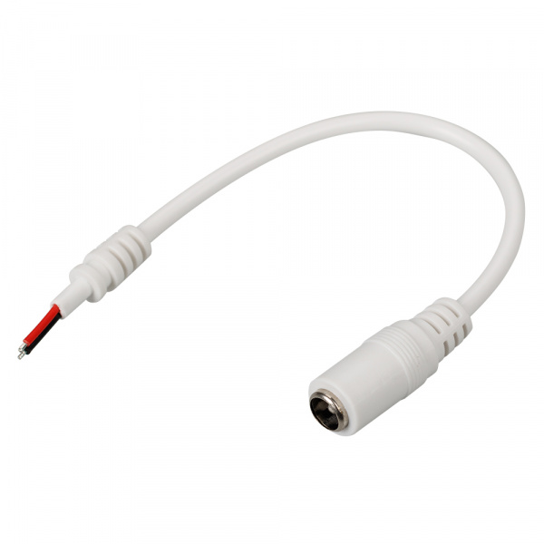 Arlight Коннектор питания J5.5-2.1mm-M-10cm (-)