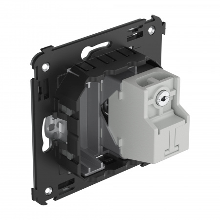 DKC Avanti Закаленная сталь Розетка TV проходная в стену