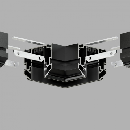 TR2026-BK Угловой элемент 90° трека SMART ONE, алюминий, черный