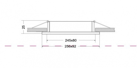 Встраиваемый светильник DL024-2-03B Maytoni Atom