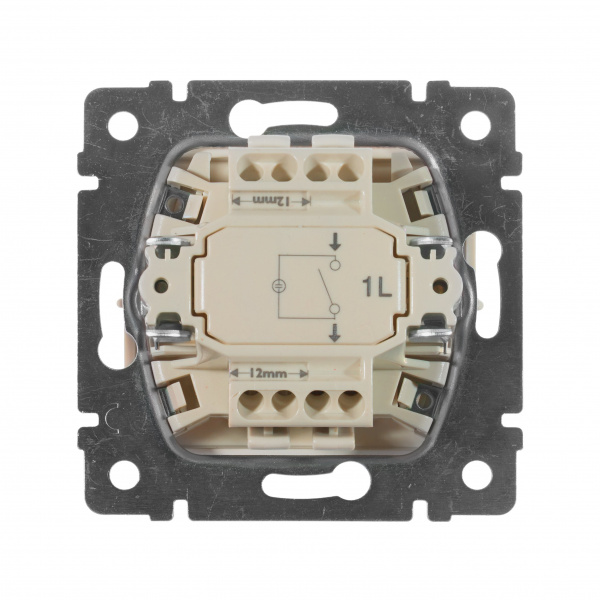 Legrand Valena Крем Выключатель 1-клавишный с подсветкой