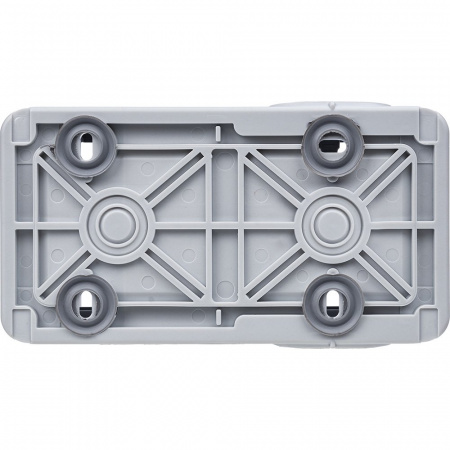 Legrand Plexo Серый Монтажная коробка 2-ая для наружного монтажа,горизонтальная,IP55