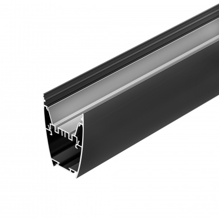 Arlight Профиль LINE-5075-U-HONEYCOMB-2000 BLACK (Алюминий)