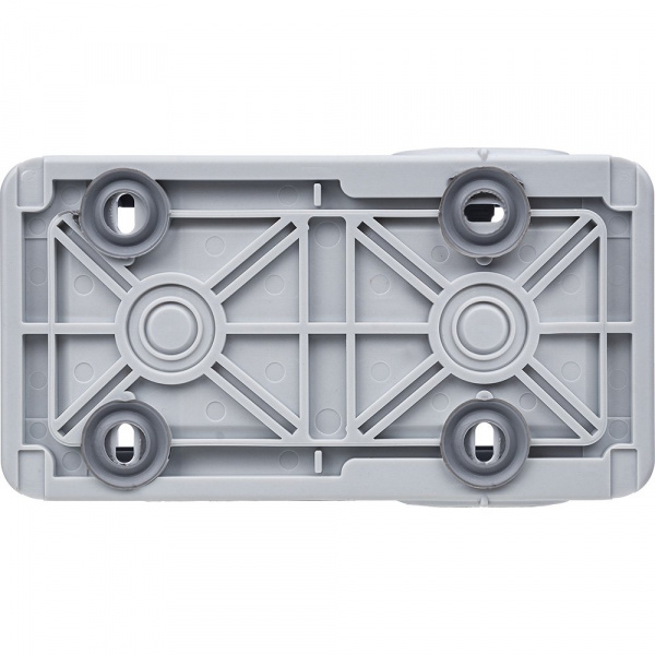 Legrand Plexo Серый Монтажная коробка 2-ая для наружного монтажа,горизонтальная,IP55