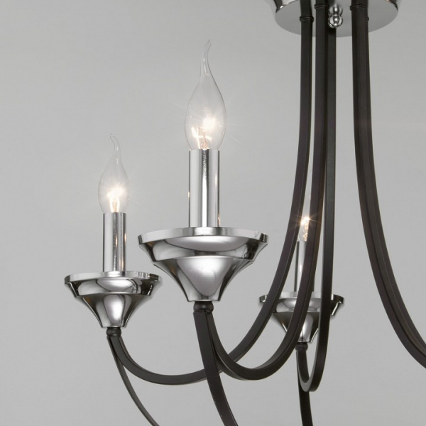 Подвесная люстра 60098/5 хром Eurosvet Lazzaro