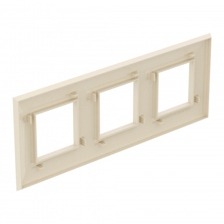 DKC Avanti Ванильная дымка Рамка 6 модулей