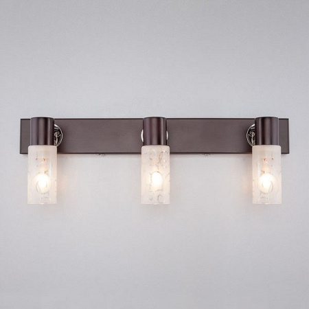 Бра со стеклянными плафонами 21130/3 хром / венге Eurosvet Astoria