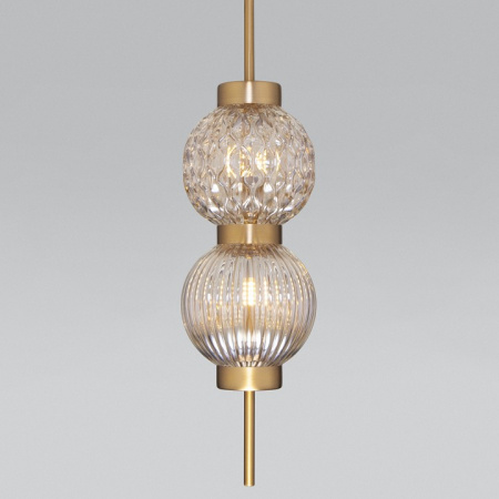 Подвесной светильник с плафонами 50186/2 латунь Eurosvet Plaza