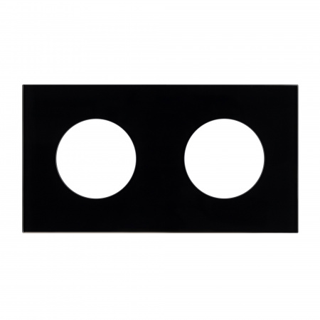 Arlight Рамка стеклянная FRM-GLARE-GC-2-BK (-)