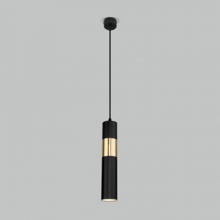 Подвесной светильник 50097/1 черный/золото Eurosvet Viero