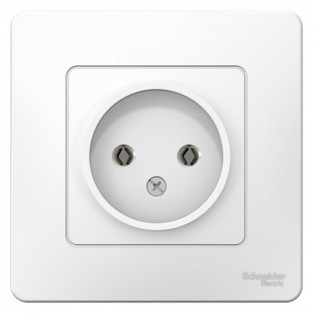 SE Blanca внутр Бел Розетка б/з без шторок 16А, 250В