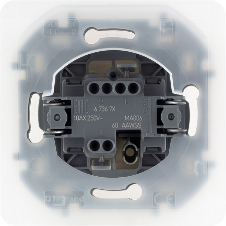 Legrand INSPIRIA Слоновая кость Переключатель IP44 10 AX - 250 В