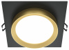 Встраиваемый светильник Downlight DL086-GX53-SQ-BG Maytoni Hoop