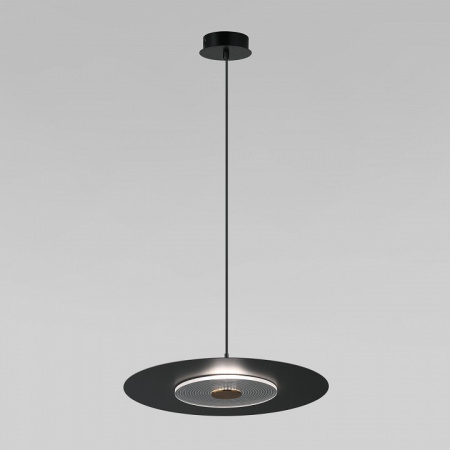 Подвесной светодиодный светильник в стиле лофт 40030/1 LED / черный Eurosvet Kontur