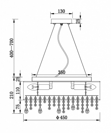 Потолочный светильник MOD600PL-06W Maytoni Manfred