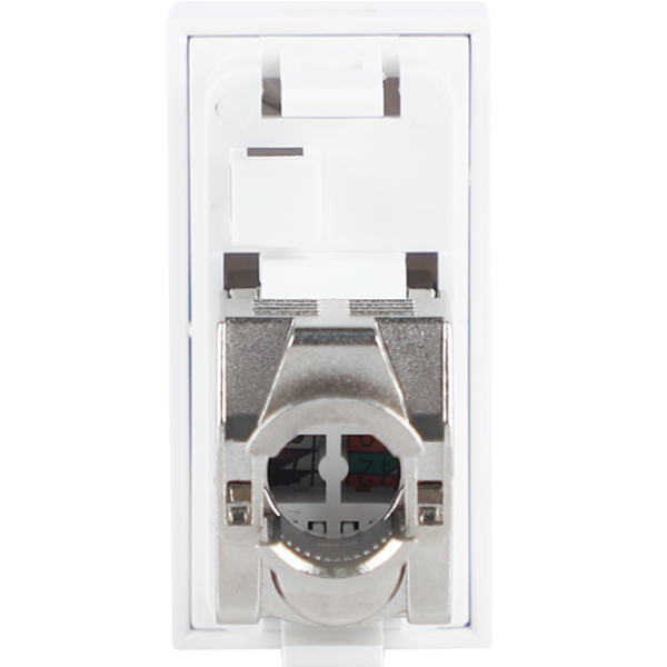 Donel Розетка DEC RJ45 FTP кат.5e, 1мод., бел. (22.5х45мм), серия (тип) DEC, DECF12WF5