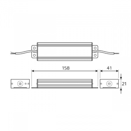Блок питания Gauss 75W 12V IP67 BT523