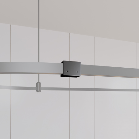 Arlight Коннектор прямой с питанием ART-APRIORI-CON-H-POWER (BK, горизонтальный) (IP20 Металл, 3 года)