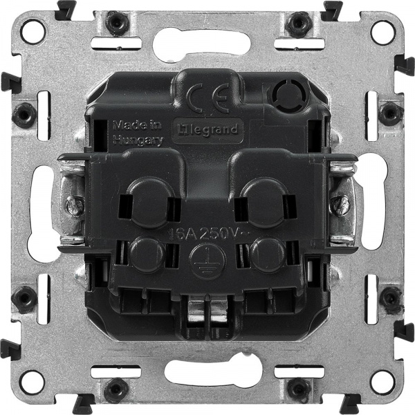 Legrand Valena ALLURE DIY Сл.кость Розетка 1-ая с/з, винт.зажим